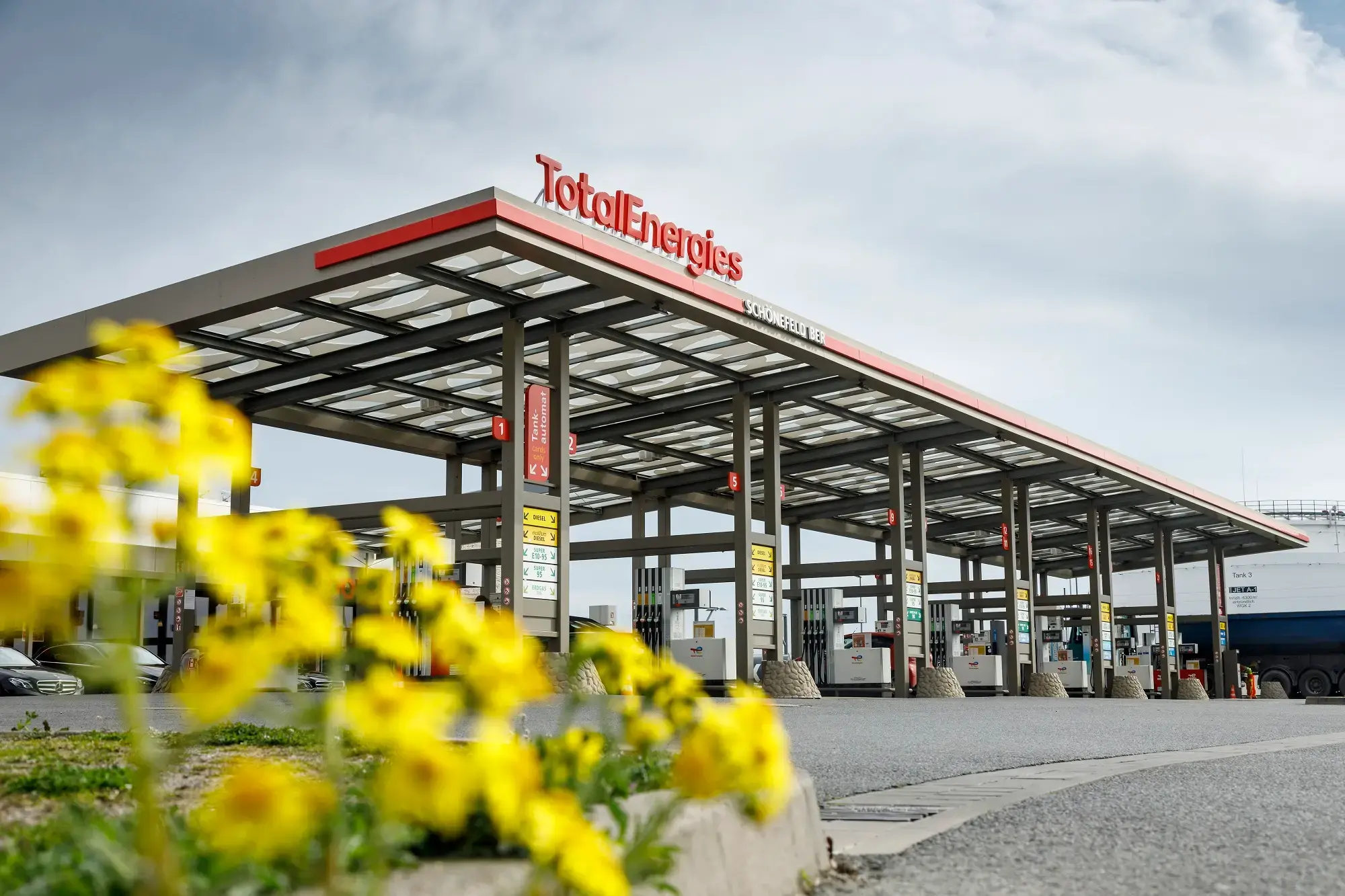 BER Tankstelle Übersicht