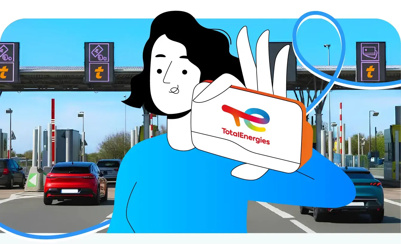 Péage et parking avec les solutions TotalEnergies