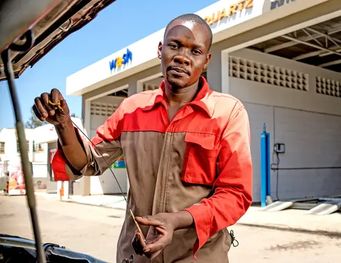 Station-service de Limuru Road au Kenya