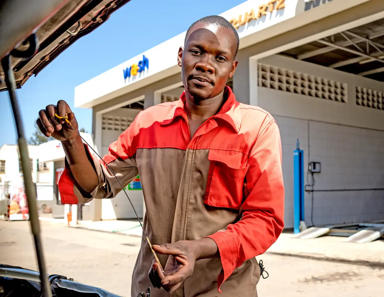 Station-service de Limuru Road au Kenya