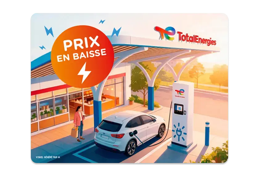 Bonne nouvelle pour vos trajets en électriques : le prix de la recharge baisse dans certaines de nos stations-service !