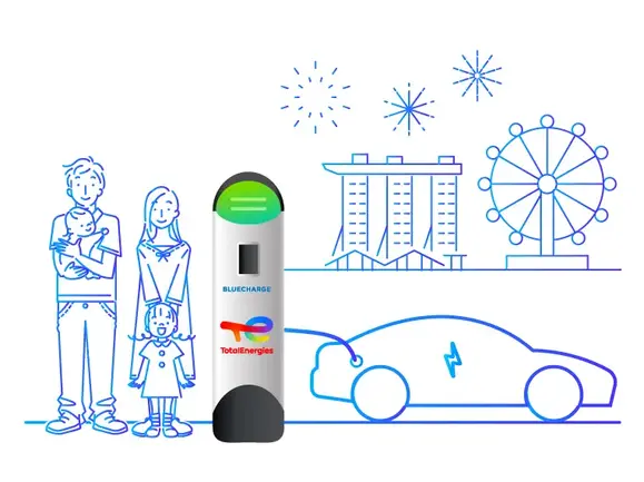Bluecharge by TotalEnergies National Day 2022 Free Charging Campaign