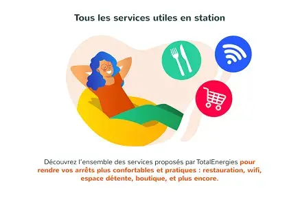 Tous les services utiles en station