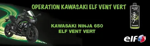 KAWASAKI NINJA 650 ELF VENT VERT