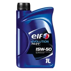Car engine oil - ELF EVOLUTION 700 FT 15W-50