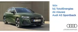 AvecTotalEnergies, gangez la nouvelle Audi A3 Sportback