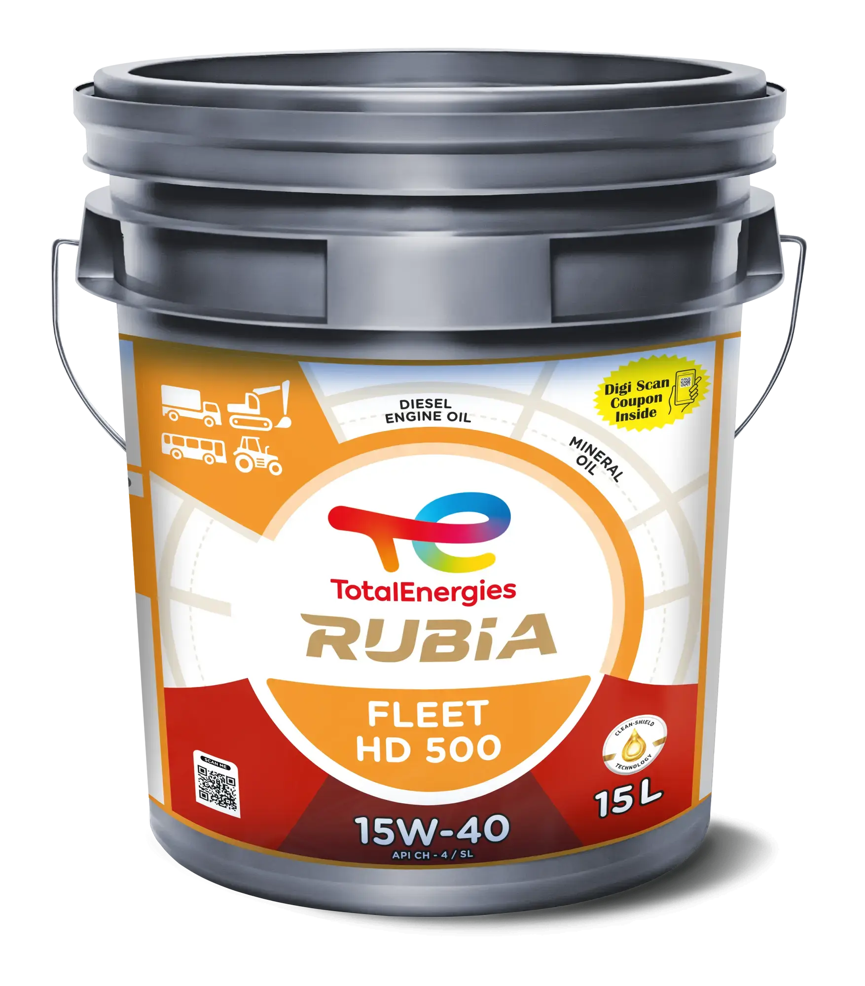 rubia fleet hd 500 15w-40 15l