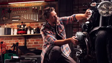 Cambio de aceite, Motocicleta