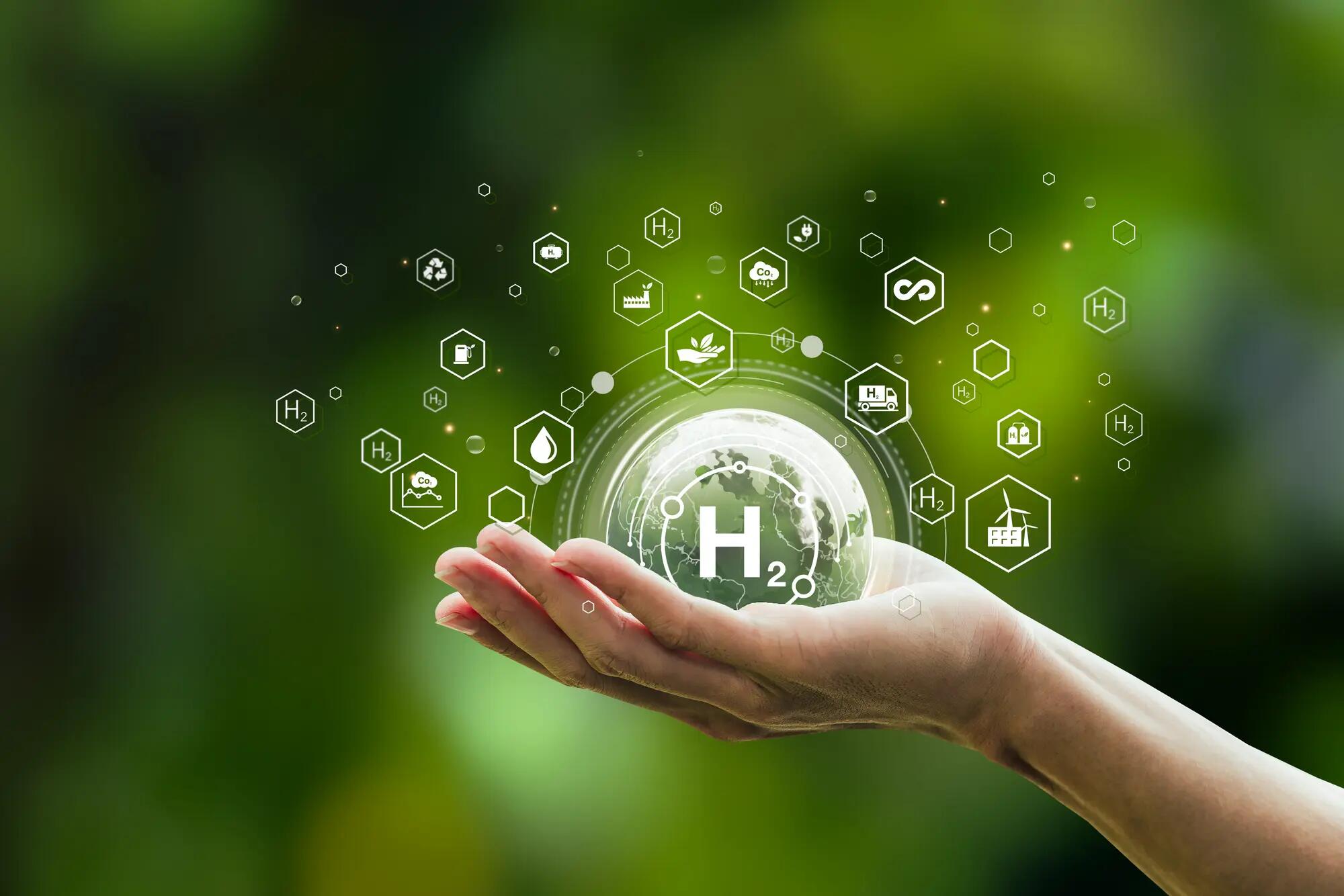 Hydrogen illustration