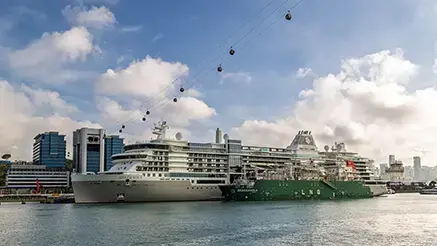 Asia-Pacific’s First LNG Bunkering for Cruise Passenger Ships Successfully Completed at Singapore Cruise Centre