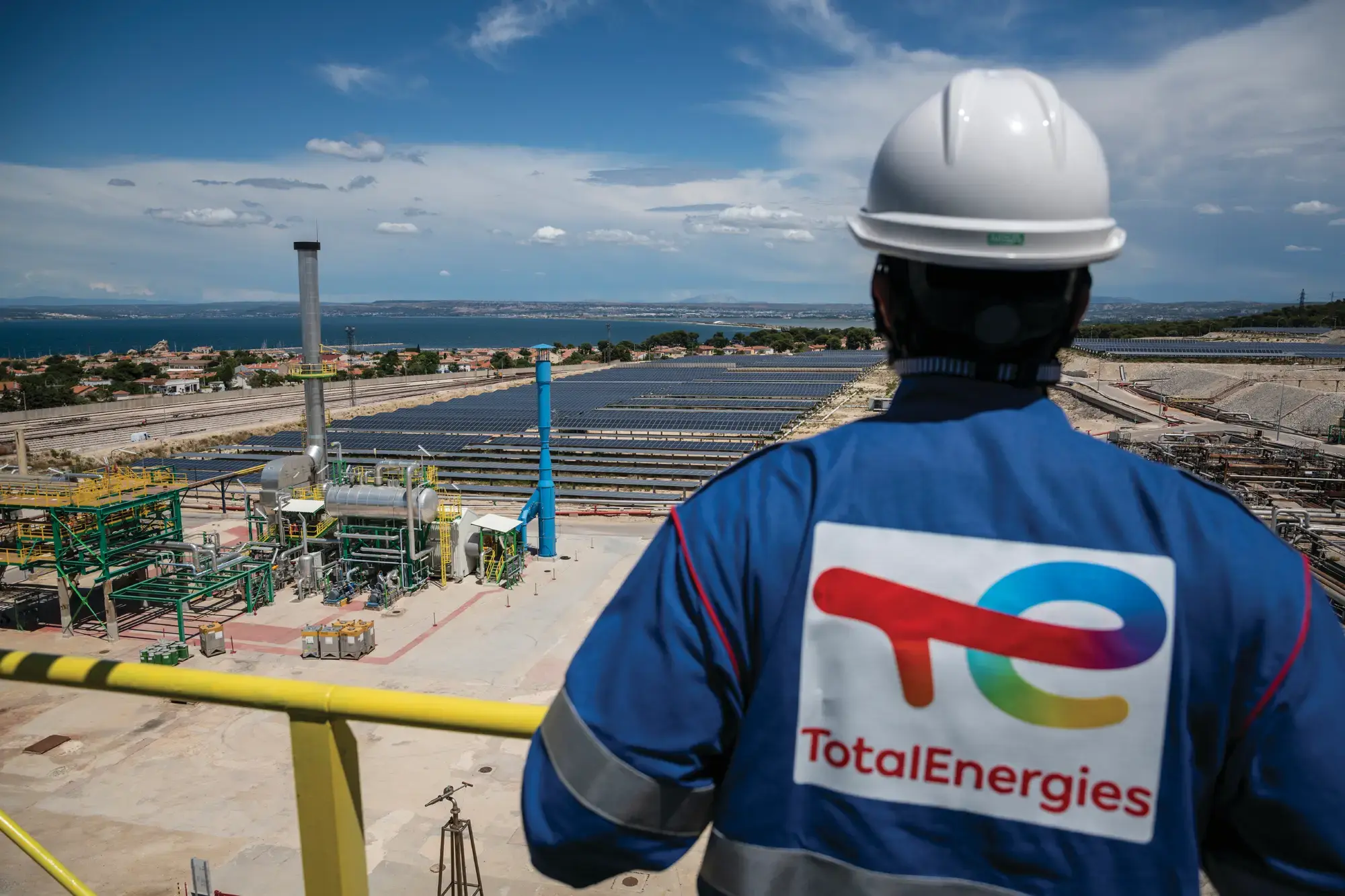 La Mède biorefinery, one of the first sites to switch to the new colours of TotalEnergies