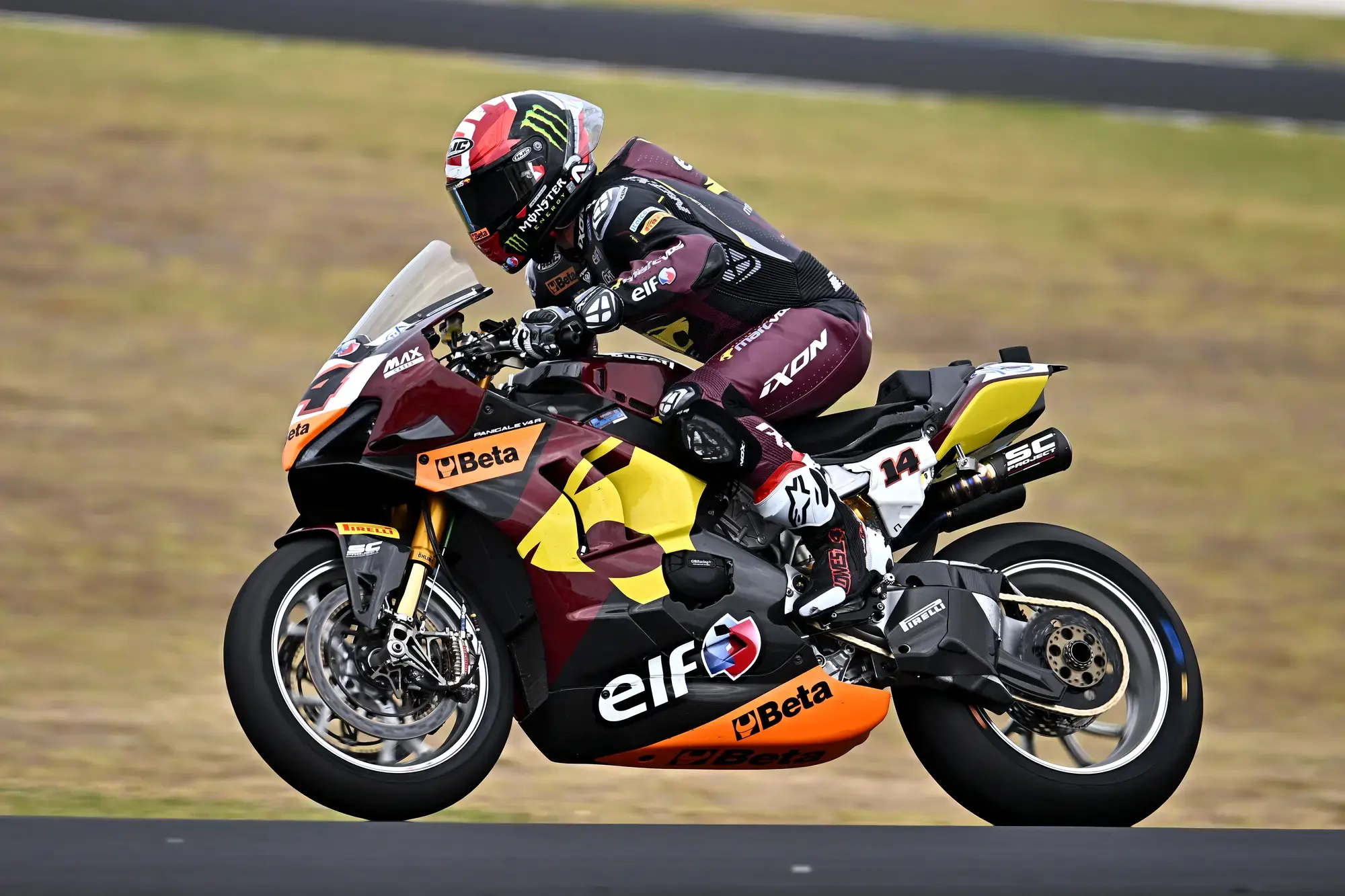ELF World Superbike WSBK Sam Lowes Marc VDS Racing Team Aceite de Moto Cambio de Aceite Aceite de Motor Motorsport Racing