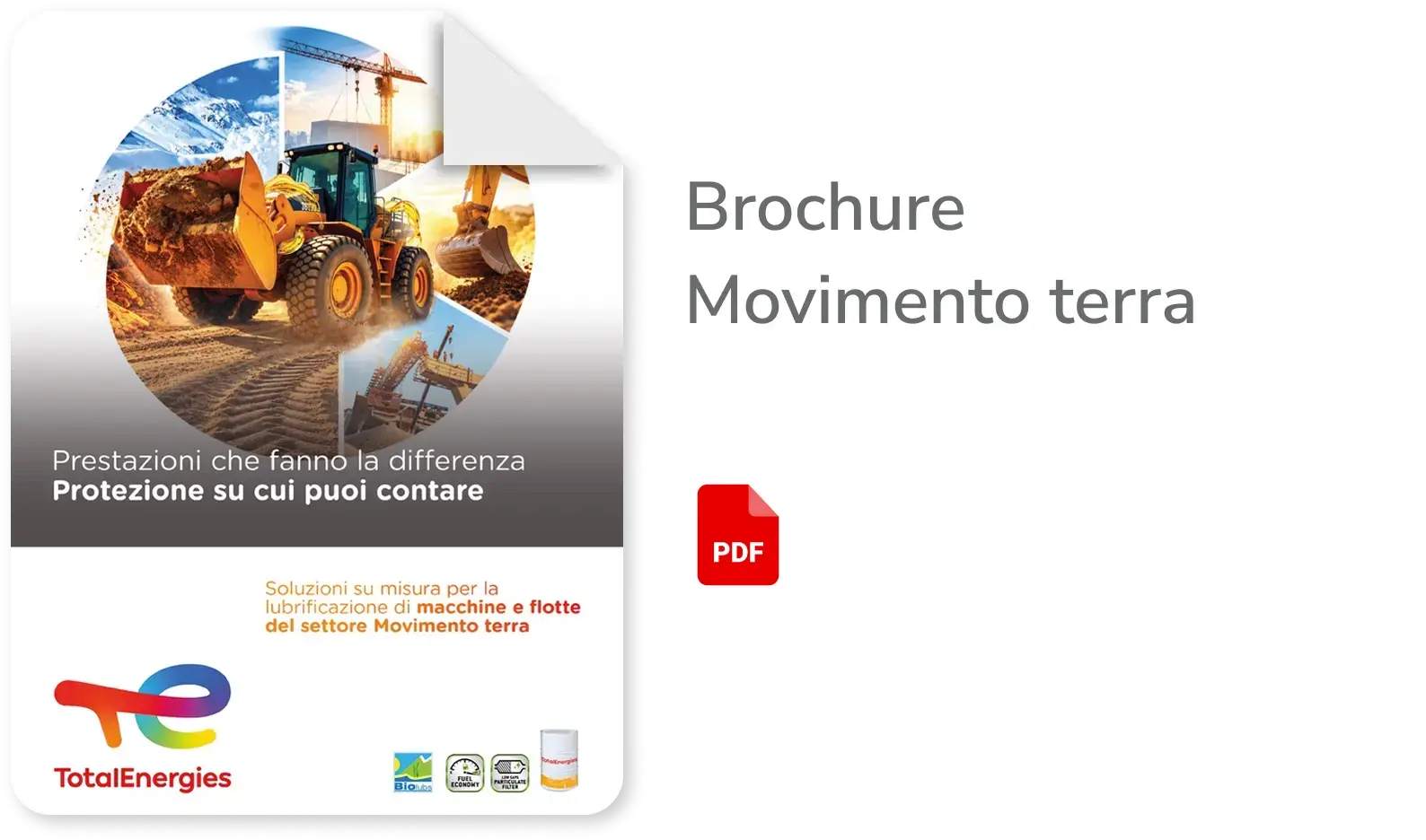 Scopri la brochure movimento terra