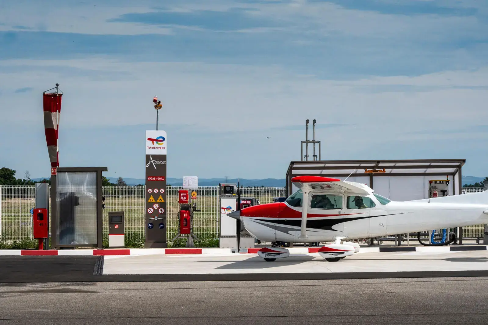 Flugplatz Tankstelle TotalEnergies