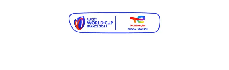 TotalEnergies, Sponsor Oficial del Rugby World Cup Francia 2023 alentando a la selección nacional en un nuevo mundial