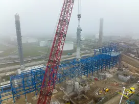 levage d'une colonne