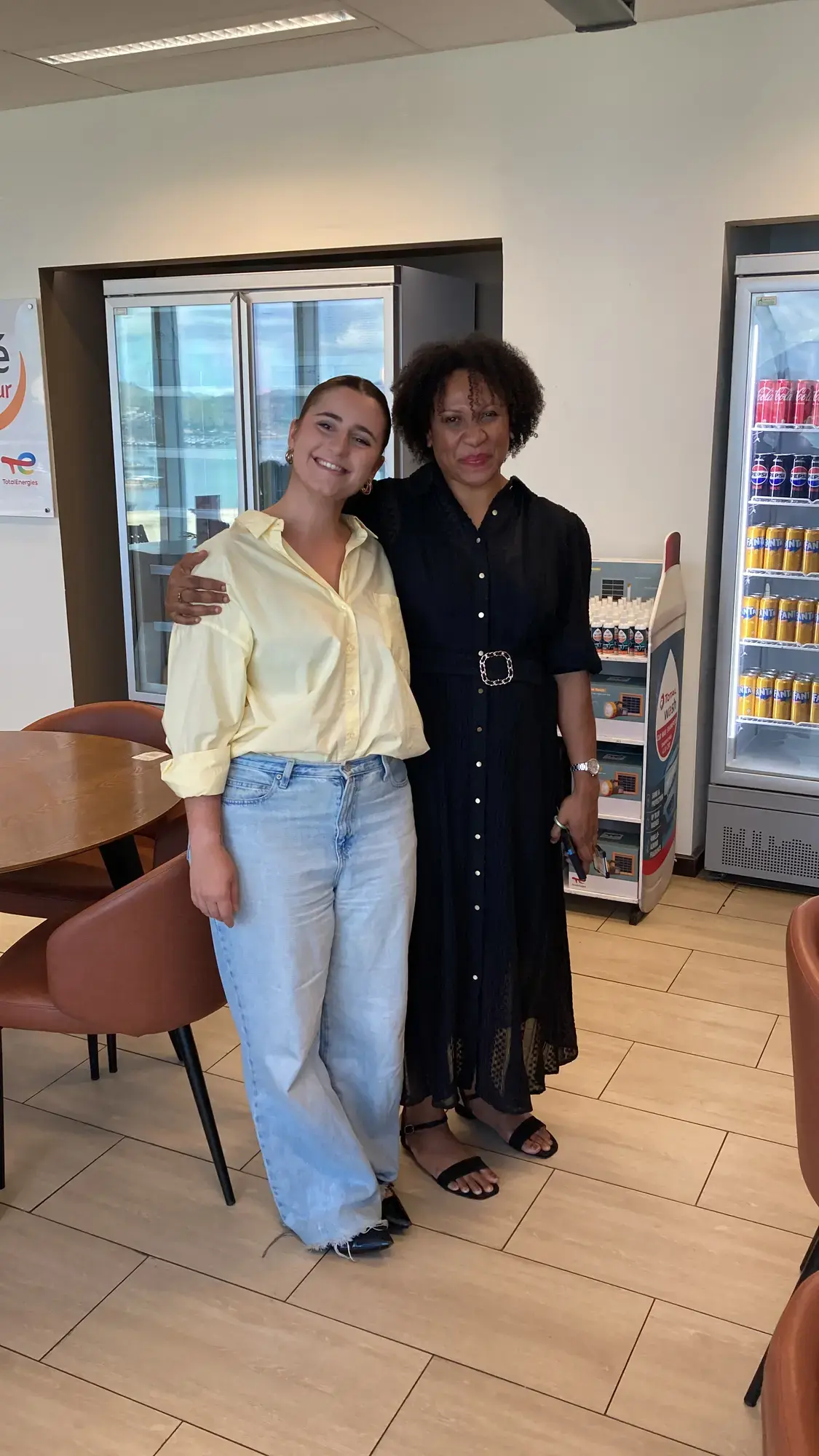 Cafe bonjour opening PNG TotalEnergies