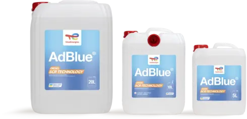 AdBlue range 20l, 10l and 5l canisters