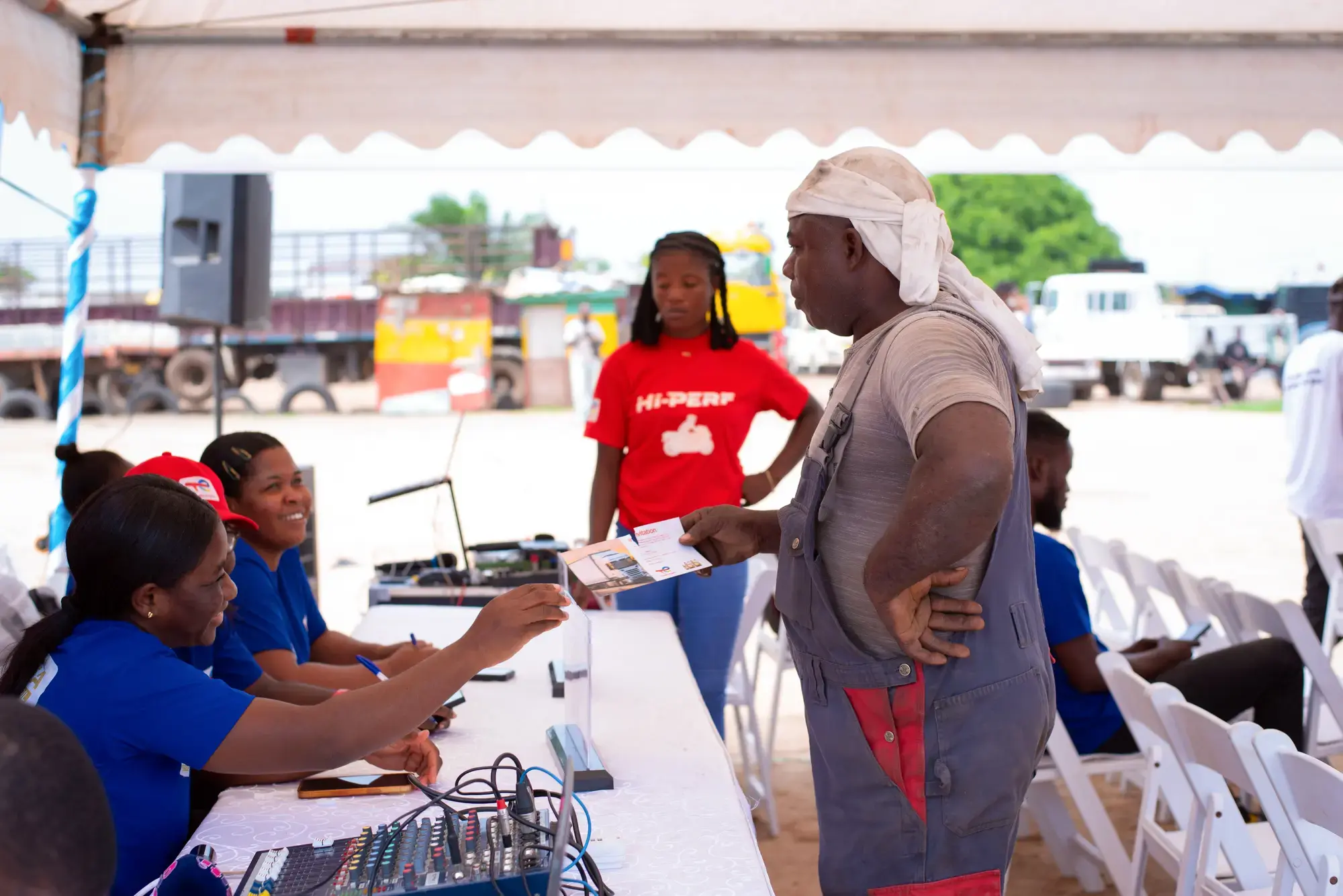 Education Tour at the Ashaiman