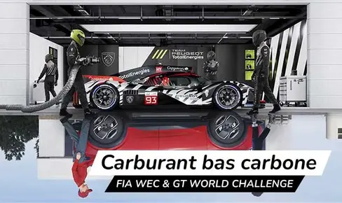 Carburant bas carbone - FIA WEC & GT WORLD CHALLENGE