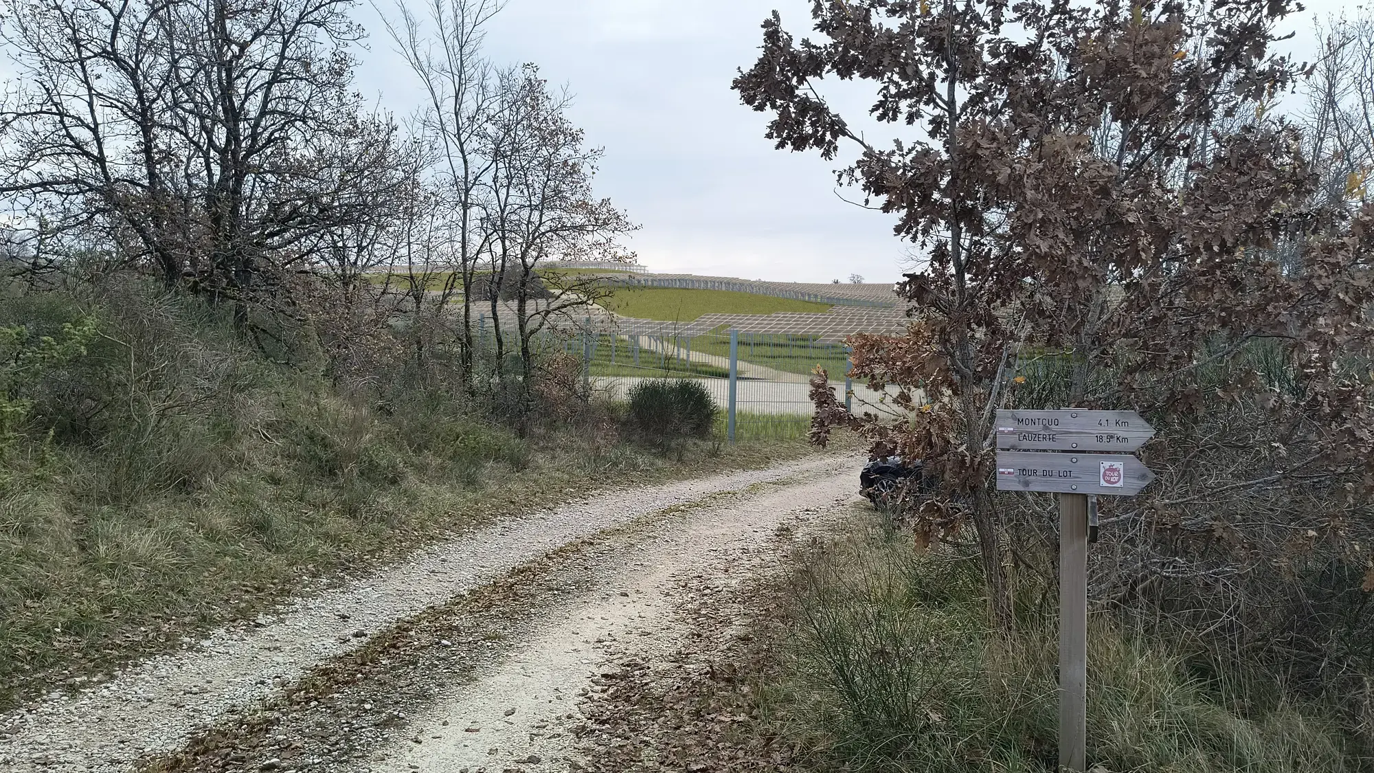 Phomontage 3 du projet agrivoltaïque Combe Cave