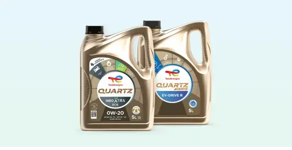 5 l balenie oleja Quartz Ineo Xtra a kvapaliny EV Drive R