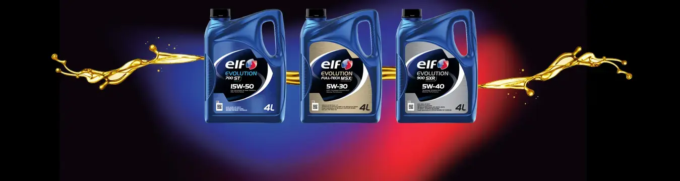 Aceites de motor ELF Evolution premium para autos