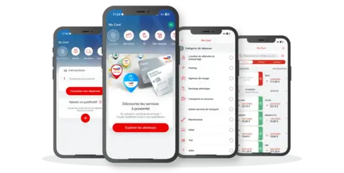 Fonctionnalités application MyCard