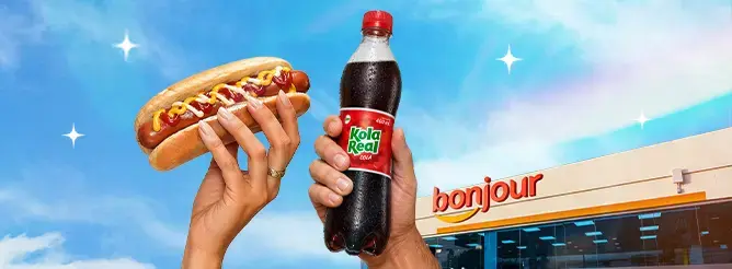 kola real promoción en tiendas bonjour