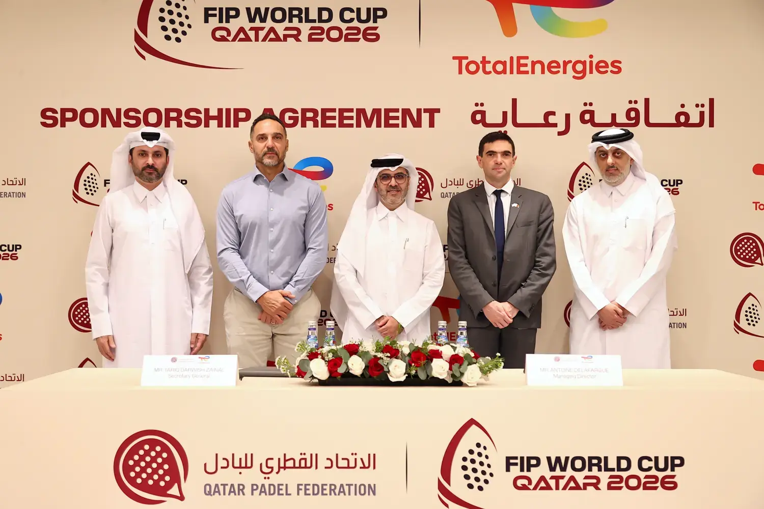 Padel2026 Signing ceremony