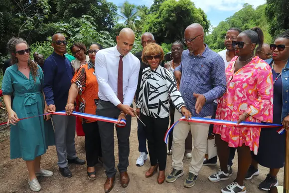 Inauguration centrale solaire de Beaugendre à Vieux-Habitants