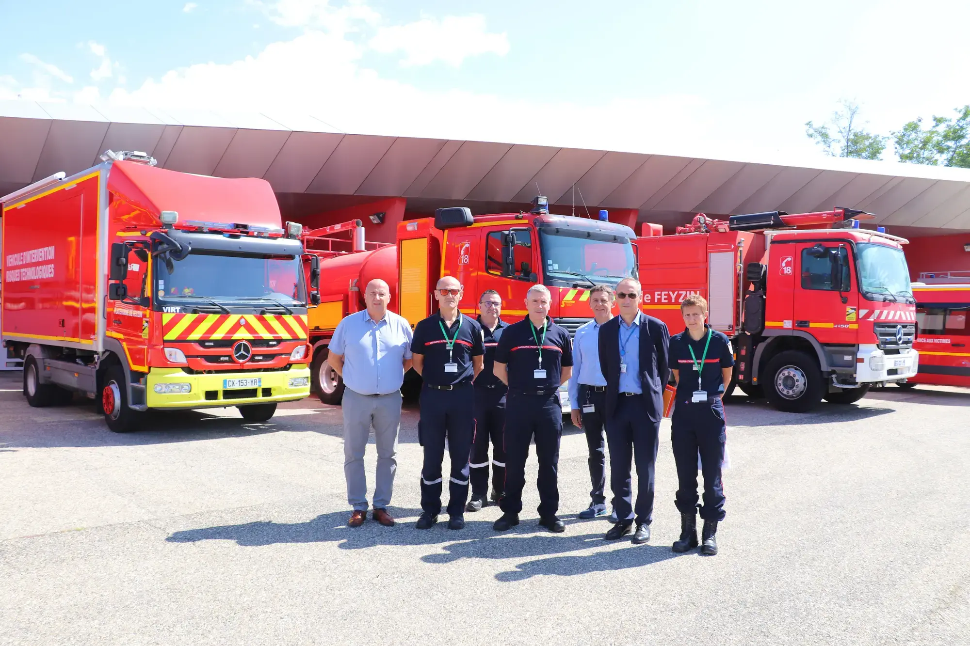 Photo visite controleur du SDMIS