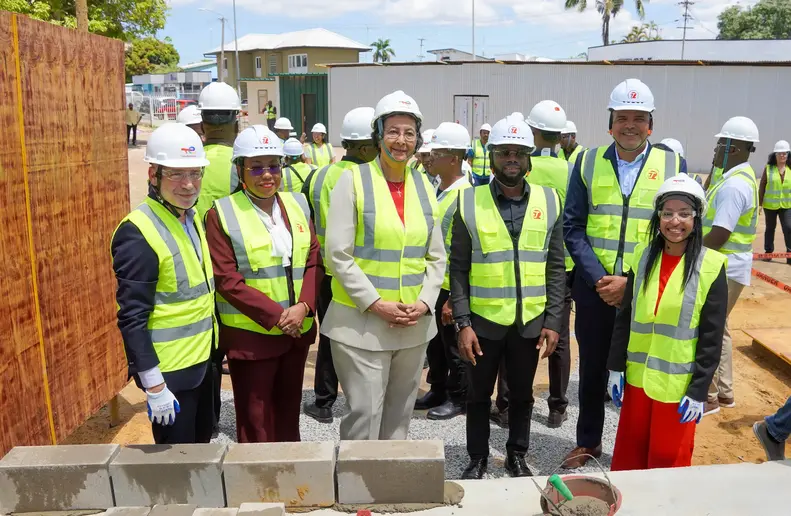 TotalEnergies EP Suriname and APA Suriname Corporation mark construction milestone in the GranMorgu Health Care Project at AZP