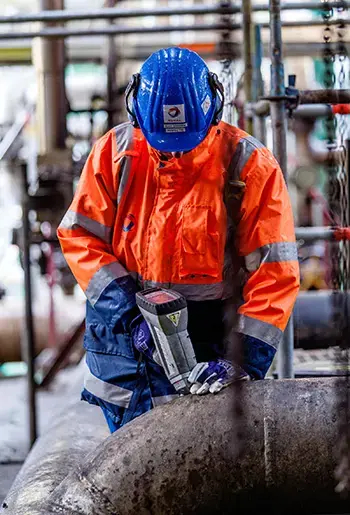 Technicien sur chantier