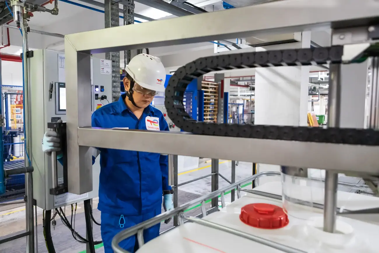 Tuas lubricant plant in Singapore