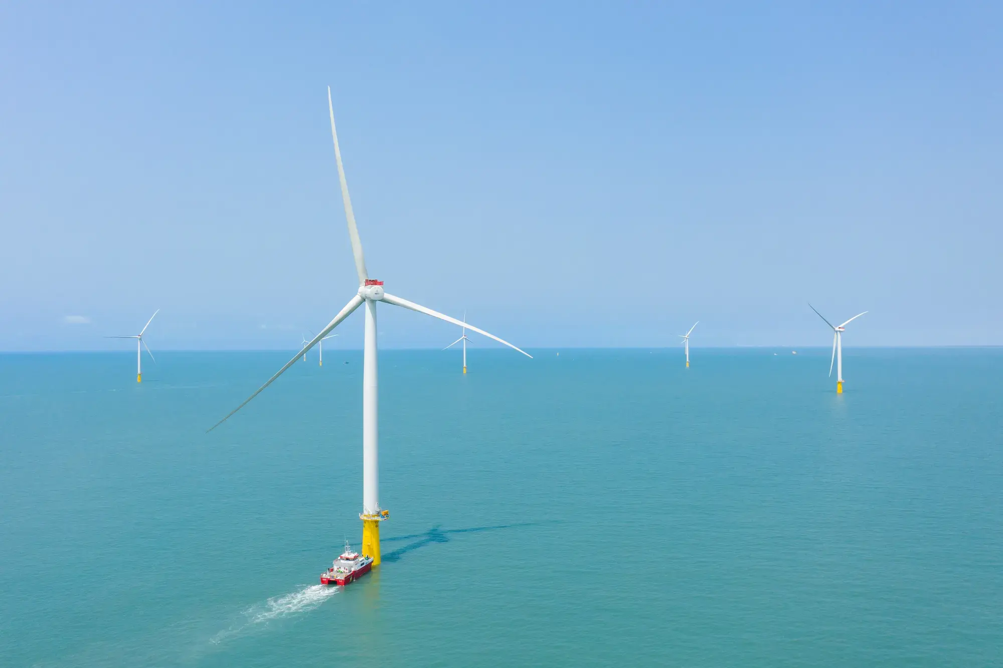 The Yunlin offshore wind farm off Taiwan