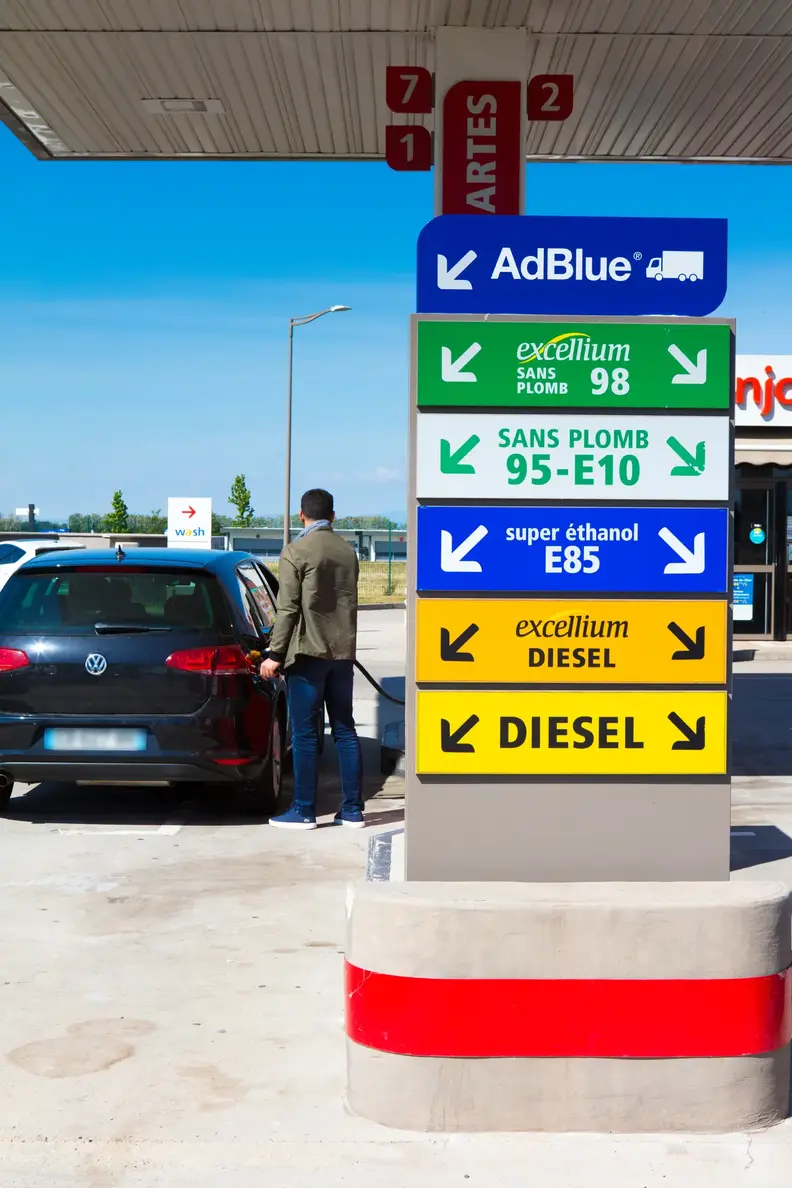 Saint-Exupery service station in Colombier-Saugnieu, France