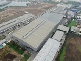 Site of TOA’s warehouse in Bangkok where Solar rooftop will be installed by TotalEnergies