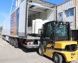 chargement camion