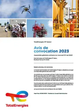 Avis de convocation 2023 - Assemblée générale ordinaire du 31 mai 2023