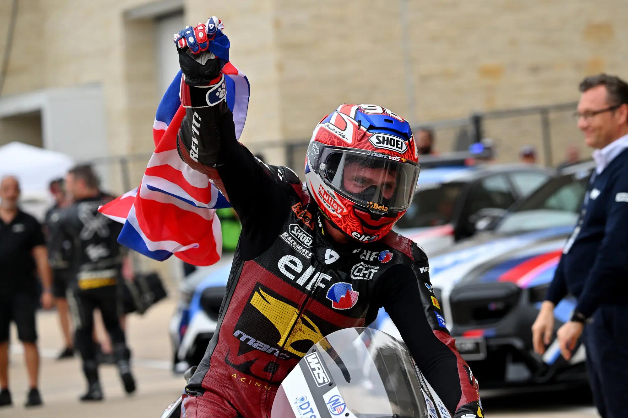 Jake Dixon GBR Elf Marc VDS Racing Team Boscoscuro Moto2 GP USA 2025 (Circuit COTA) 27-30.03.2025
