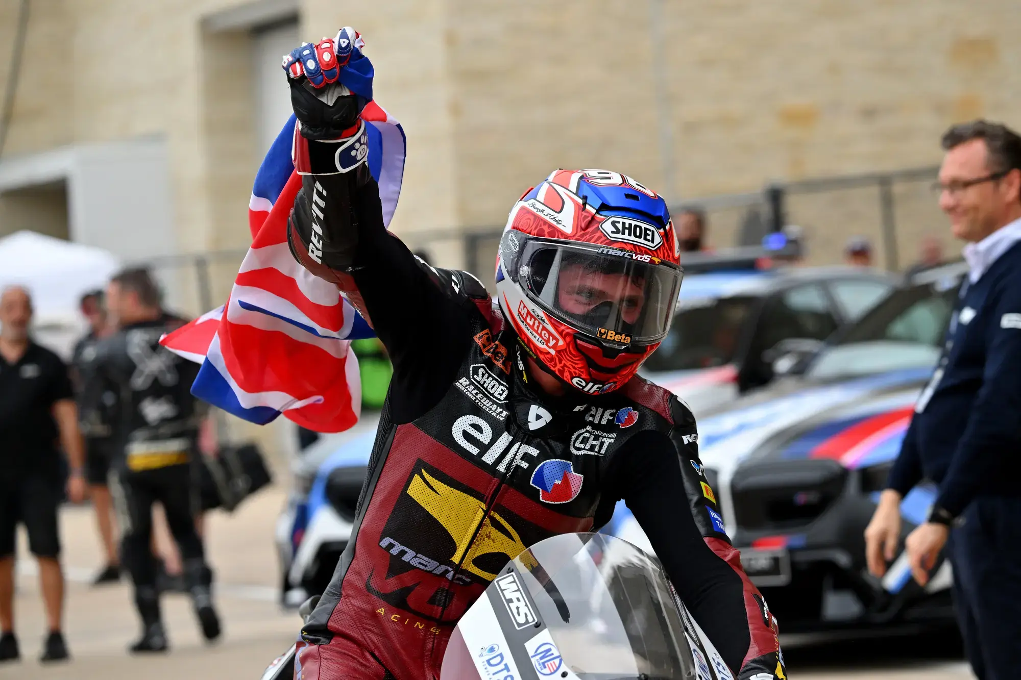 Jake Dixon GBR Elf Marc VDS Racing Team Boscoscuro Moto2 GP USA 2025 (Circuit COTA) 27-30.03.2025