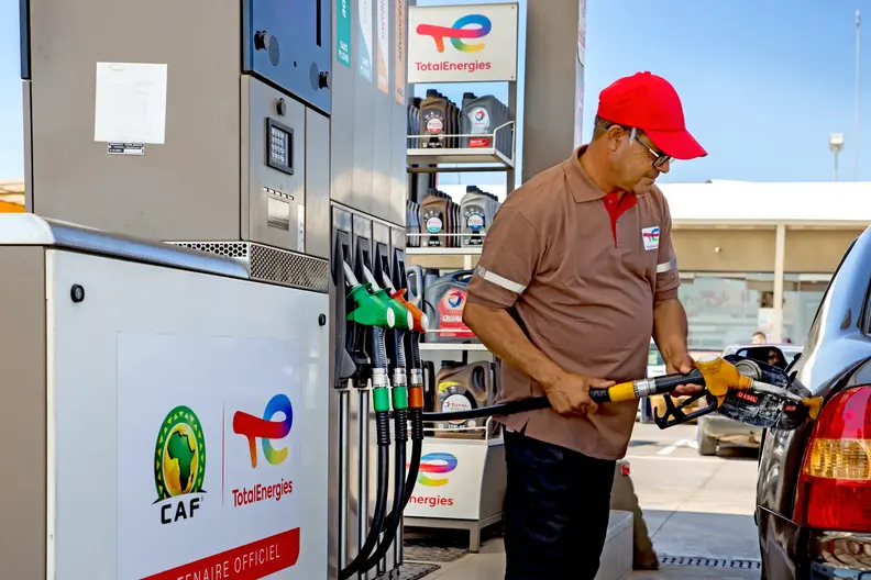 Service station of Bouregreg in Morocco