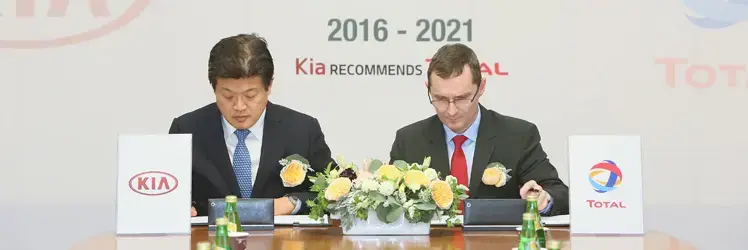 KIA Motors и Total Lubrifiants недавно продлили соглашение о партнерстве