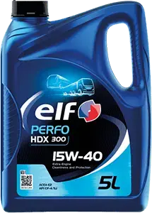 Truck & bus engine oil: ELF PERFO HDX 300 15W40 5L