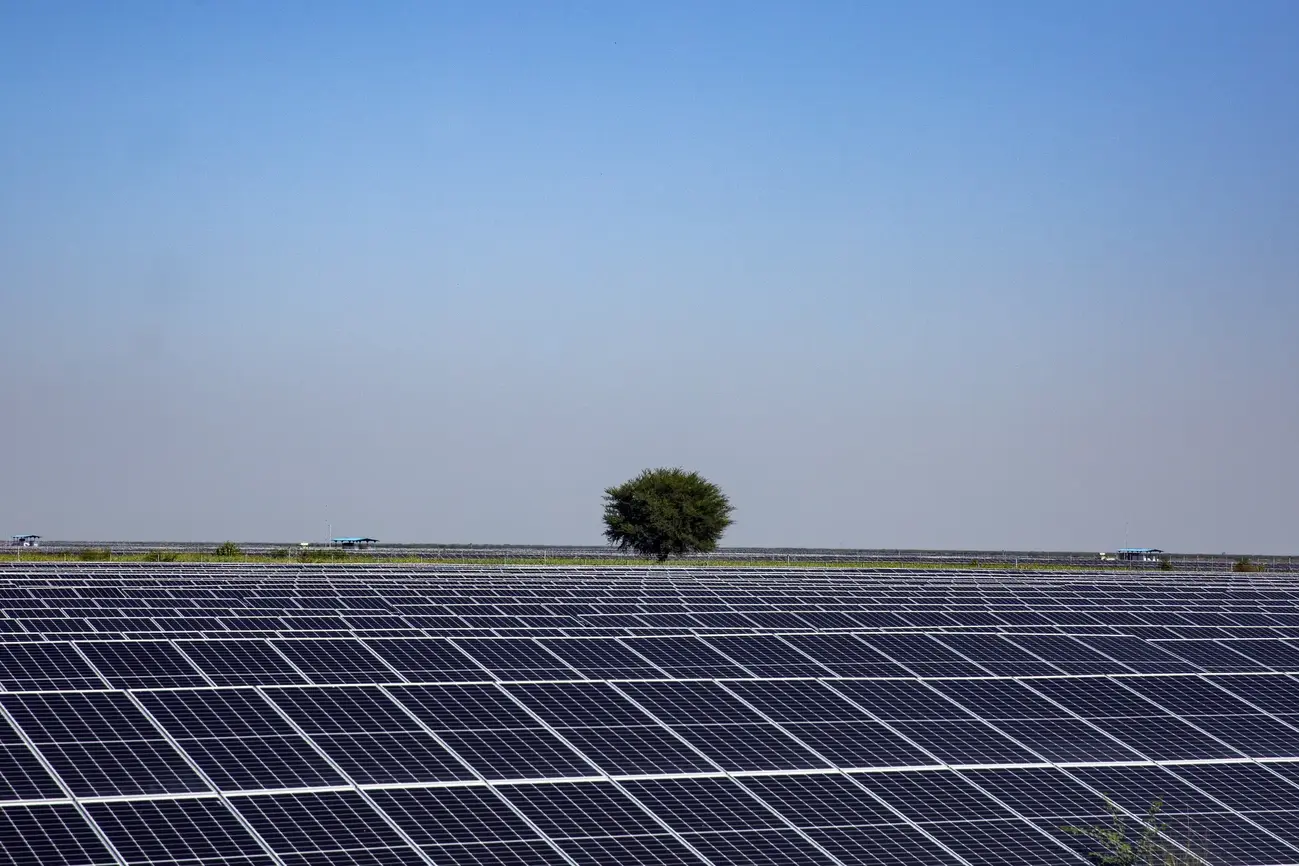 Khirasara Solar Power Plant, Gujarat, India