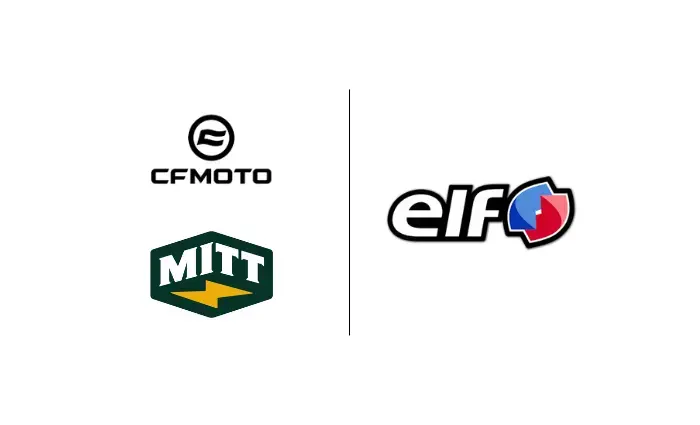 Logotypes of ELF Moto, CMOTO and MITT