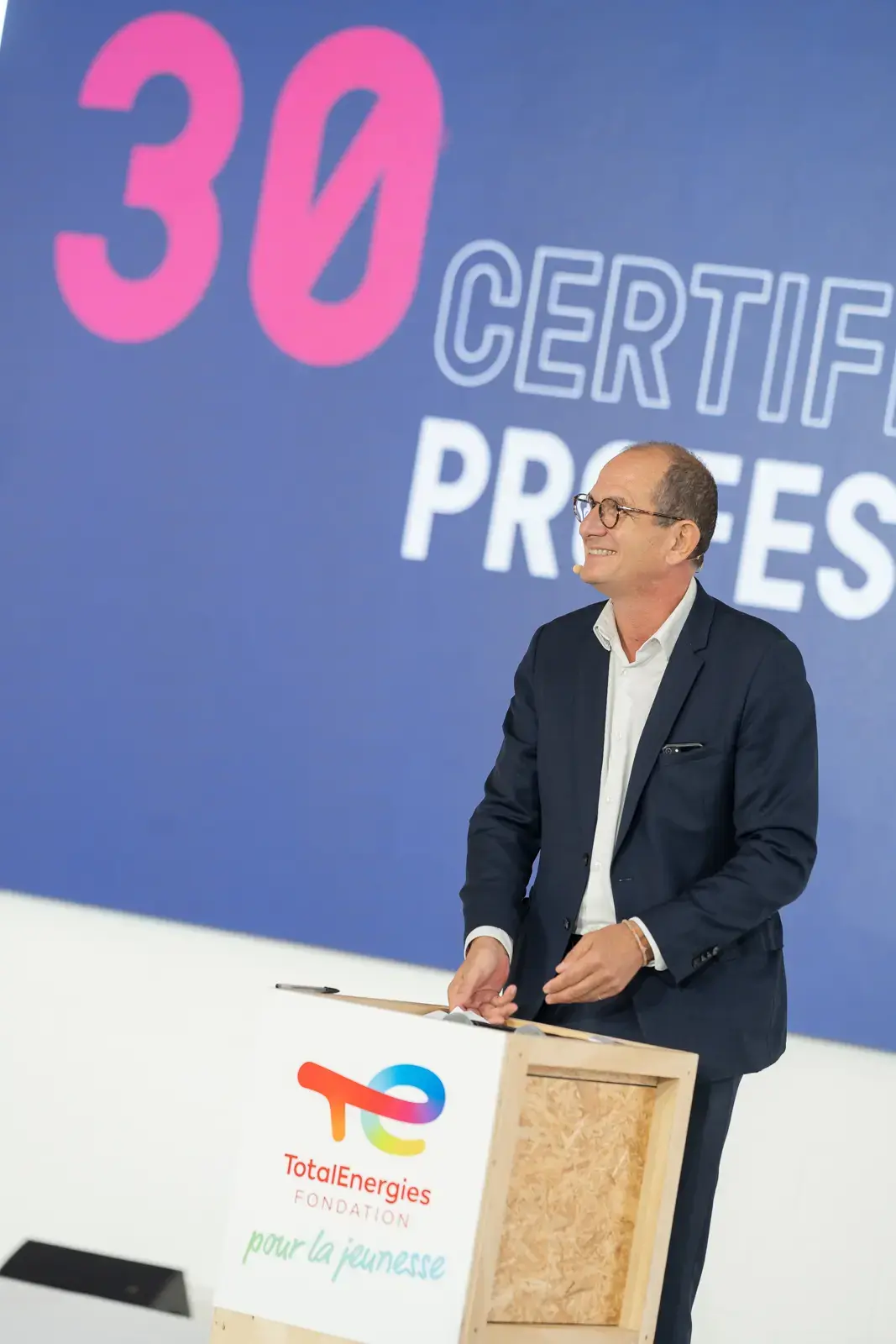 Olivier Riboud, Directeur de L’Industreet anime la cérémonie de remise des certifications.