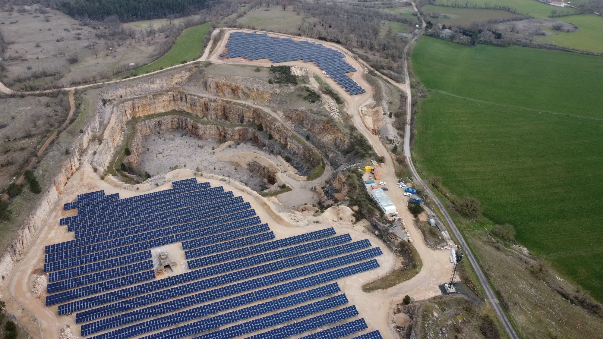 Centrale solaire Carrière l'estrade la cavalerie