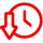 reduce time icon